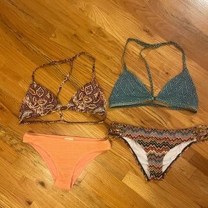 2 sets of bikinis
